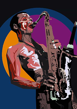 Fela Kuti Art Painting