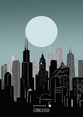 chicago city minimal