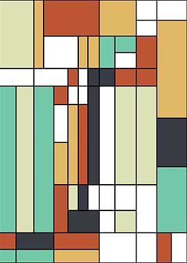 Piet Mondrian style