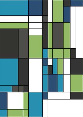 Piet Mondrian style