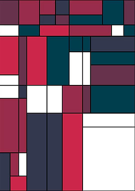 Piet Mondrian style