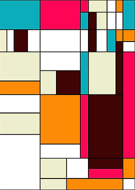Piet Mondrian style