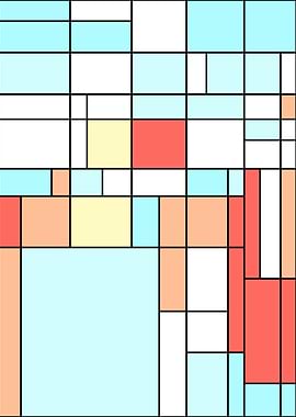 Piet Mondrian style