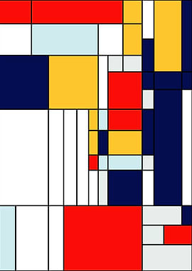 Piet Mondrian style