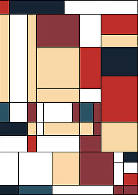 Piet Mondrian style