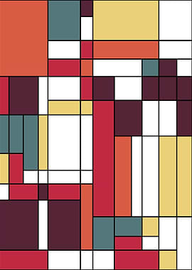 Piet Mondrian style