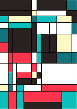 Piet Mondrian style