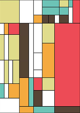 Piet Mondrian style