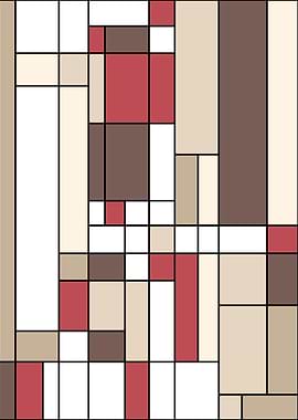 Piet Mondrian style