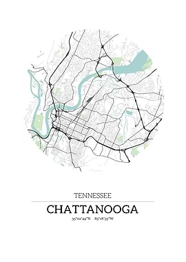 Chattanooga City Map