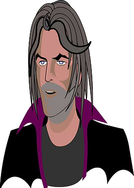 Long haired male form