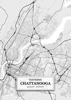 Chattanooga City Map