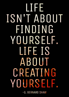 Creating Yourself
