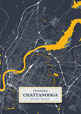 Chattanooga City Map