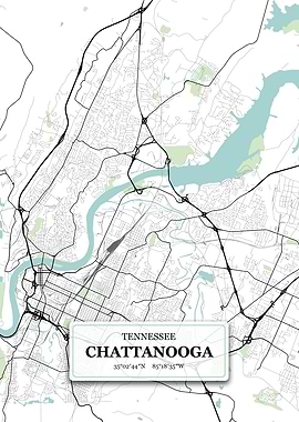 Chattanooga City Map