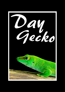 Giant Day Gecko Print