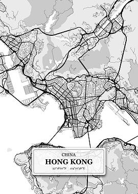 Hong Kong City Map