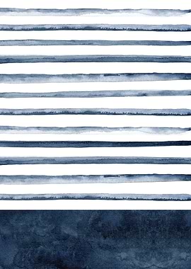 Stripes Watercolor Pattern