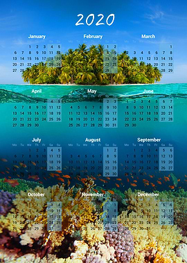 Calendar Tropic 2020