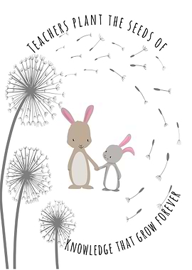 teacher Bunny dandelion