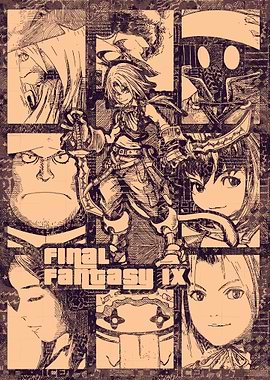 final fantasy 9 doodle