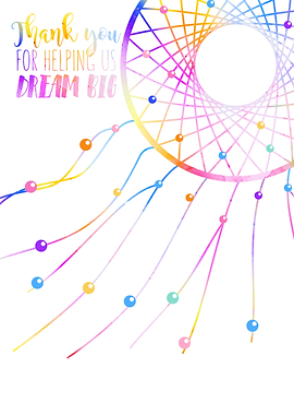 Watercolour dream catcher