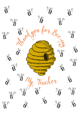Bee hive teacher art