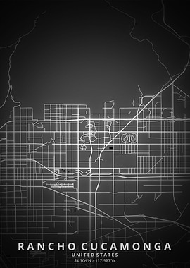 Rancho Cucamonga Map Poste