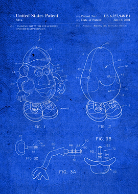 Mr Potato Head Toy Patent
