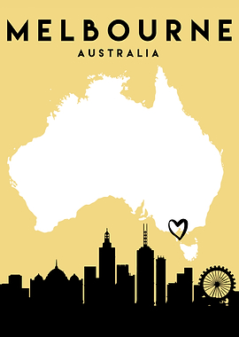Melbourne Map Australia
