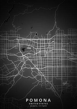 Pomona Map Posters