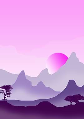 Evening Nature on Peaceful