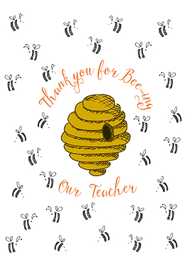 Bee teacher class gift