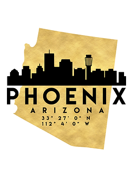 Phoenix Map Skyline