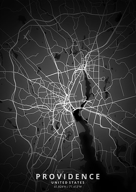 Providence Map Posters