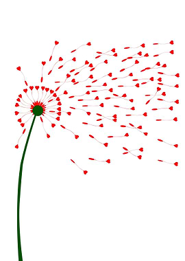 Dandelion Heart Seeds