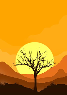 Landscape with Old Tree