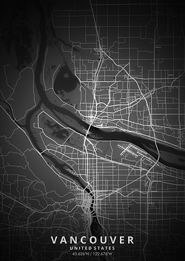 Vancouver Map Posters