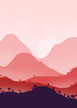 Sunset Nature on Peaceful