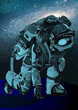 Space Super Hero Landing