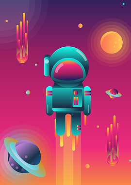 The journey of astronaut