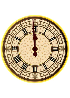 Big Ben Clock Face