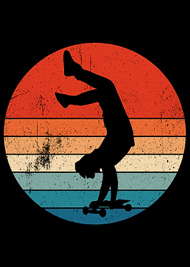 SKATEBOARD VINTAGE POSTER