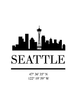 Seattle Skyline Washington