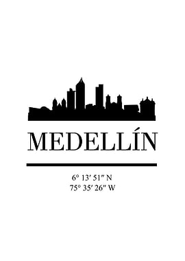 Medellin Skyline Colombia