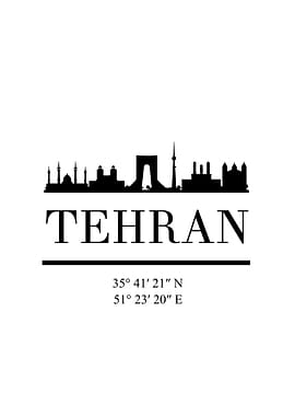 Tehran Skyline Iran City