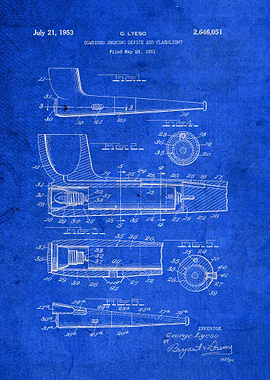 Pipe and Flashlight Patent