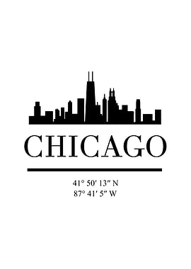 Chicago Skyline Illinois