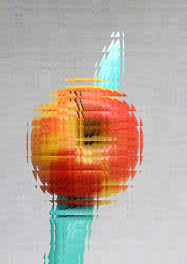 Knife Through Apple No1