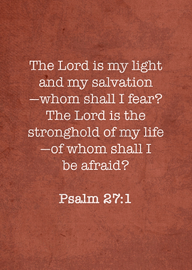 Psalm 271 Iconic Bible